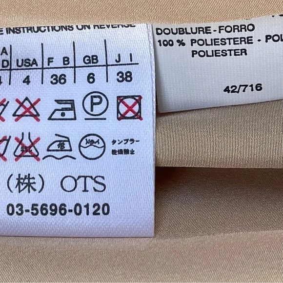 MaxMara leather jacket ruffle collar size 4 - Picture 13 of 15